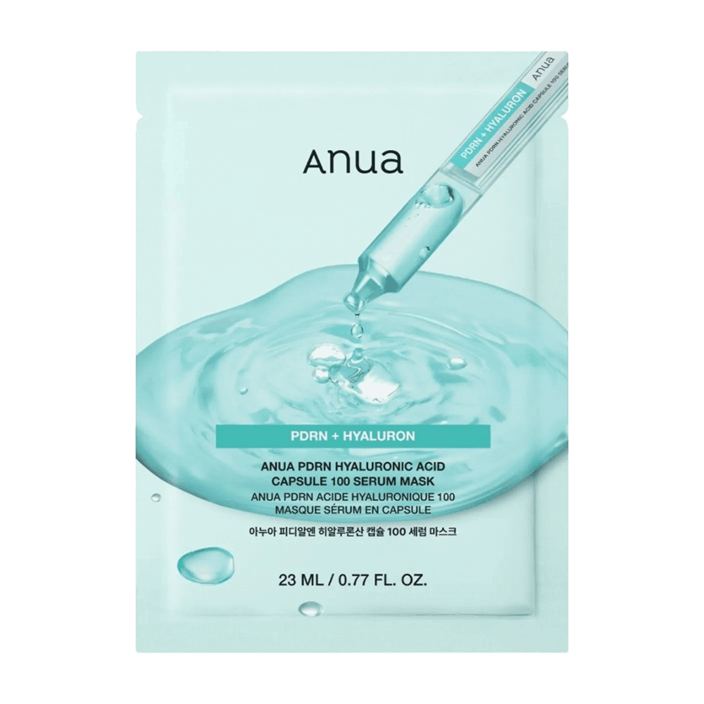 ANUA PDRN+HYALURON CAPSULE 100 SERUM MASK УВЛАЖНЯЮЩАЯ ТКАНЕВАЯ МАСКА 